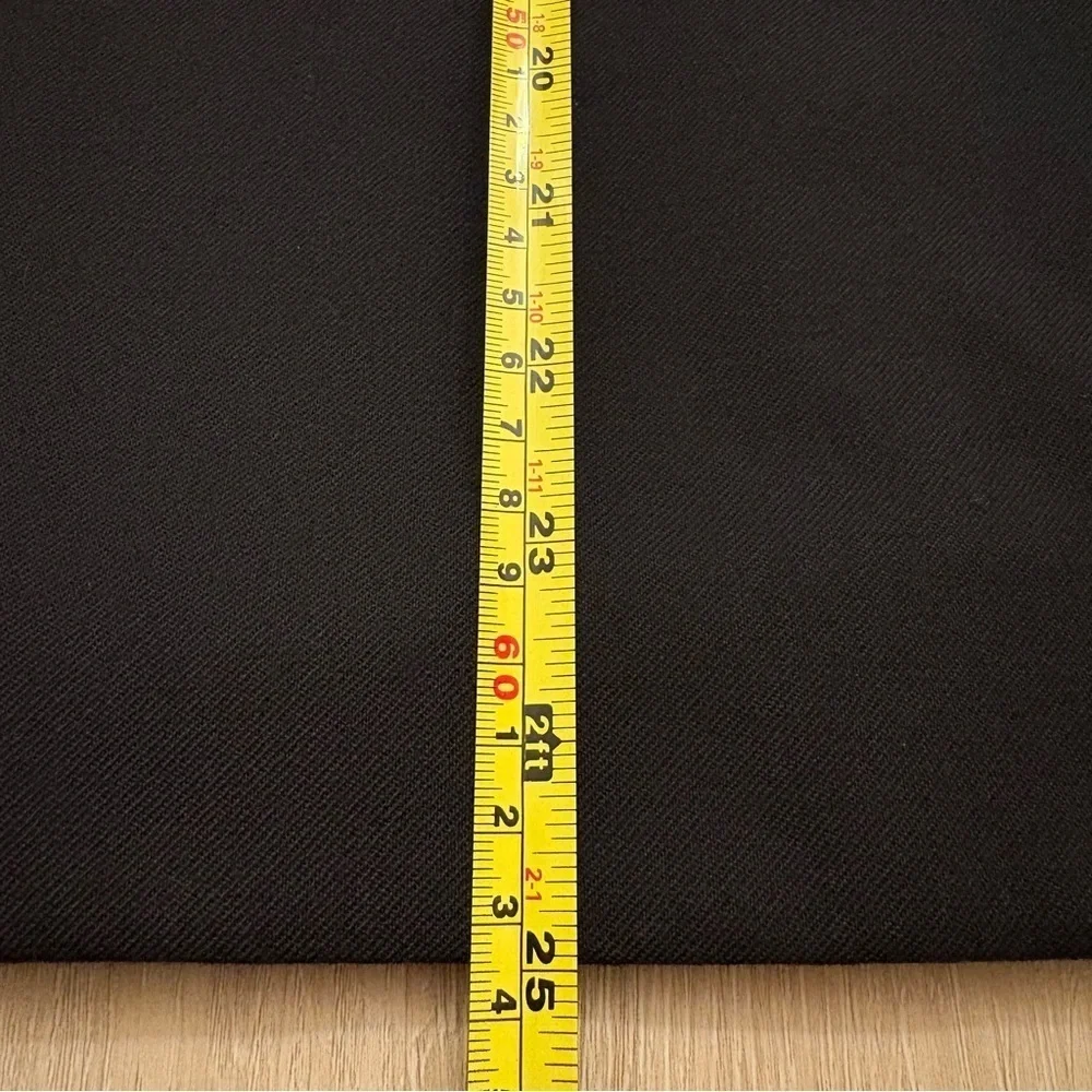 Garnet Hill Black Wool Pencil Skirt Womens 30” Waist Size 6